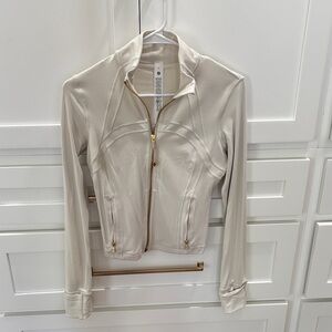 lululemon athletica Cream Bomber Jacket